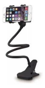 Suporte longo pregador p celular b-max BMG-16 de ferro 360 graus - Imagem 4