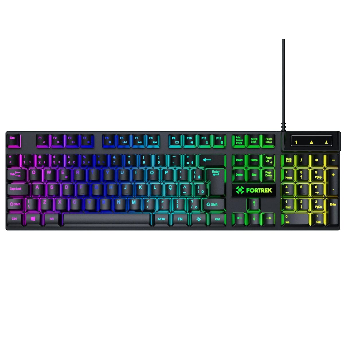 Teclado Gamer Fortrek Fearless 100  Precisão