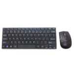 Teclado Mouse Sem Fio Ultra Slim Wireless Aluminio Usb 3910 - Imagem 3