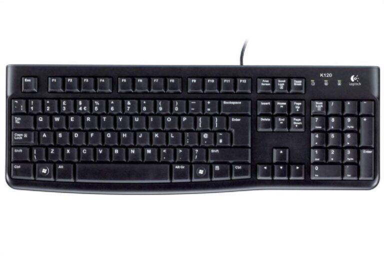 Teclado USB Básico K120 Preto - Logitech