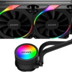 Water Cooler PCYES Sangue Frio 3 ARGB Black Vulcan 240mm - TDP 250W ARGBSF3240BR