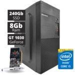 Computador Intel Core i5 - GT 1030 2Gb - 8Gb Ram - SSD 240Gb