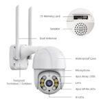 Câmera Dome Wi-Fi Jortan JT-8176QJ - Segurança e Monitoramento em Alta Definição - Imagem 5