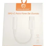 Adaptador Tipo-c Para Fone De Ouvido P2 3,5mm Zhq-10 Branco