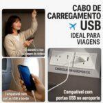 Adaptador USB Tipo C para USB Comum (Tipo A), Carregamento Rápido 30W, OTG Plug, Compatível com iPhone 11 12 13 14 15 16 17 Pro Max, Android, Carro, Power Bank, Transferência de...