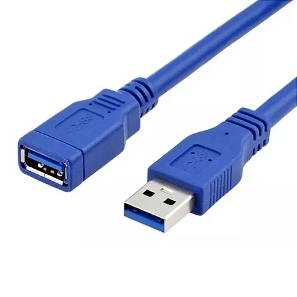 Cabo Extensor USB 3.0 A macho X fêmea com 1 metro Cabo Extensor USB 3.0 A macho X fêmea com 1 metro