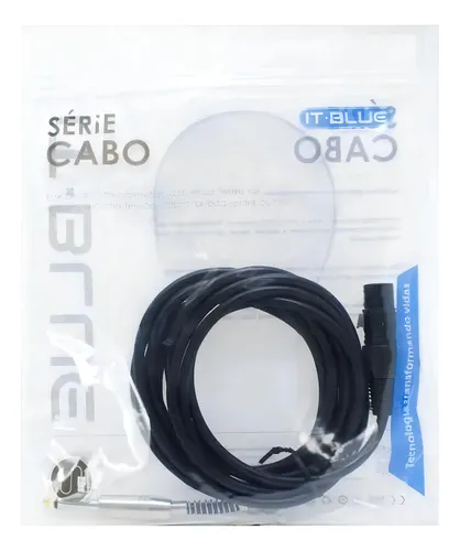 Cabo Microfone Xlr / P10 Le-6622-3m