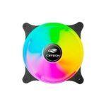 Cooler Fan Rgb C3Tech F11-L220Rgb, Controlável, 6 Pinos, Led, 120X120X25 Mm, Preto