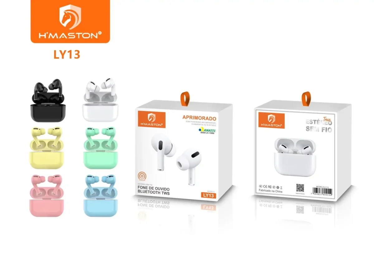 HMaston LY13 Fone de Ouvido Bluetooth Confortável - H'MASTON
