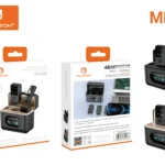 HMaston MK22 Microfone de Lapela Sem Fio – Captação Clara e Bateria de Longa Duração - H'MASTON