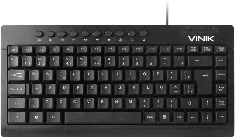MINI TECLADO USB MULTIMIDIA DYNAMIC 10 TECLAS MULTIMIDIA ABNT2 CABO 1.8M - VINIK - DT111 – VINIK