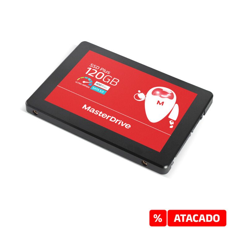 SSD MasterDrive 120gb ATACADO Plus Ultra-Rápido Sata 3.0 400 Mb/s