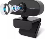 Webcam Full HD 1080p com Microfone Visão 360º - Imagem Nítida e Instalação Automática para Home Office e Videoconferências