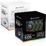 Kit 3 FANS Controlável K06ARGB LED ARGB 120MM Bluecase K06ARGB