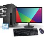 Computador Completo Intel Core i5 8400 - 8Gb DDR4 - SSD 240Gb - Monitor 19"