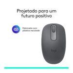 Mouse Sem Fio Logitech M196, Ambidestro Compacto, Bluetooth, Compatível com PC e Mac, Grafite - Imagem 11