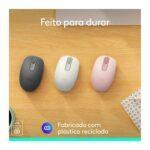 Mouse Sem Fio Logitech M196, Ambidestro Compacto, Bluetooth, Compatível com PC e Mac, Grafite - Imagem 6