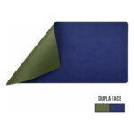 Mouse Pad Profissional Em Couro 90x40 Cm Azul Verde Mtc-9040