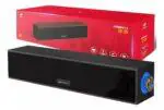 Soundbar C3Tech SB-30BK 2.0 - Conexão P2 e Alimentação USB, 6W de Potência