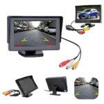 Tela Fixa Monitor Veicular 4.3 Vídeo Lcd Para 2 Câmeras