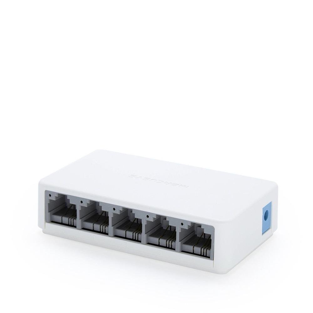 imgi_15_Switch-de-Mesa-Mercusys-5-portas-10100Mbps-MS105-3 Switch de Mesa Mercusys 5 portas 10/100Mbps MS105 - Imagem 1