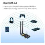 Placa Rede Pci-e Tp-link Tx50e Ax3000 Wi-fi 6 E Bluetooth 5 - Imagem 4