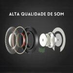 Fone De Ouvido Bluetooth Regulavel Fm Suporta P2 Micro Sd Cor Azul - Imagem 3