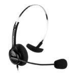 Fone de Ouvido Fortrek HBL101 Multimídia Prata Preto Headset