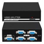 Splitter VGA 1x4 Conexão 4 VGA simultaneo 200Mhz Pro