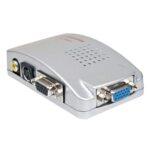 Conversor Adaptador Vga Para Rca E S-vídeo Pc Tv