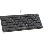 Teclado Mini Office Fortrek K13 USB ABNT2 Preto